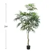 Árbol de Pavo Real Artificial Famoso en Internet, Planta Grande de Pie Estilo Vintage, Planta Artificial para Exhibidores de Ventanas de Hoteles y Centros Comerciales