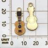 Mezcla 40 Dibujos Animados Europeos y Americanos de Goteo de Aceite Instrumentos Musicales Guitarra Piano Tono Aleación Colgante Pulsera DIY Accesorios de Joyería