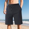 Novos Produtos Transfronteiriços Verão Europeu e Americano Masculino Luxo Pesado Jacquard Multifiado Casual Esportivo Solto Trendy Shorts de Praia