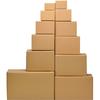 Caixas de Papelão Postal para Mudança, Caixas de Embalagem para E-commerce, Caixas de Logística, Atacado Papelão Ondulado AB Espessado 230Gsm