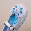 Zapatos Pequeños de Cuero Nuevos Primavera/Verano 2026 con Pedrería de Cristal para Niñas, Zapatos de Princesa para Niña, Zapatos de Baile Estudiante, Zapatos de Dibujos Animados para Actuación