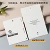 Etiquetas de Ropa Minimalistas Estilo Coreano para Mujer Hechas a Medida, Etiquetas Colgantes Gruesas de Alta Gama Impresas en Blanco, Etiquetas de Marca, Etiquetas Colgantes Personalizadas