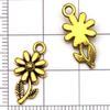 Colgante de Girasol Rosa de Aleación de Plata Antigua Más Vendido de Amazon Colgante DIY Pulsera Collar Accesorios de Joyería