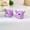 Accesorios de Pegamento de Crema Lindos de Dibujos Animados Tridimensionales para Manualidades, Cuentas Lindas Nuevas con Forma de Huevo, Accesorios para Llaveros de Venta Caliente