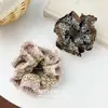 Elástico de Cabelo de Renda Floral Doce Coreano, Corda de Rabo de Cavalo Fofa em Formato de Cintura, Acessório de Cabelo Elegante