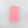 Charola de Hielo de Silicona de Fábrica con 37 Cavidades y Tapa, Fabricante de Cubitos de Hielo con Molde de Panal, Fácil de Desmoldar, Diseño de Panal
