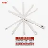 Abrazadera de cable de acero inoxidable 304 7.9MM de ancho * 400MM de largo cierre de acero metálico correa de tracción atadura exterior