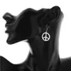 Brincos de Aço Inoxidável Hip-Hop Transfronteiriços Europeus e Americanos, Personalizados, Exagerados, Simples, Brincos de Nicho, Brincos, Presentes para Meninas Atacado