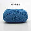 Hilo de Algodón de Leche de 4 Hebras para Bebé para Tejer Bufanda a Mano, Ovillo de Hilo Medio Grueso, Manta, Hilo para Crochet DIY, Kit de Materiales para Tejer Hecho a Mano