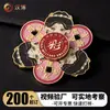 Ímã de Geladeira de Metal da Loteria de Bem-Estar da China Pintura de Cozimento Personalizada Azulejo Magnético Criativo Ornamento Cultural e Criativo de Ponto Turístico Feito Sob Medida