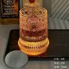 Porta-copos Criativo Brilhante da Moda, Copo de Whisky Giratório Brilhante, Copo de Bebida para Alívio de Estresse, Copo