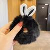 Orejas de Conejo Lindas Anillo de Pelo de Felpa Color Caramelo Cuerda de Pelo de Felpa Cuerda de Pelo Estilo Mori Coreano Banda Elástica Adorno para la Cabeza de Otoño e Invierno Japonés/Coreano