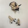 Parque de Atracciones para Niños de Cine Adornos de Pared Triángulo Dinosaurio Rinoceronte Cabeza de Lagarto Colgante de Pared Decoración de Pared Modelo Animal