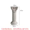 Columna Romana Adornos Decorativos Estilo Europeo Jardín Patio Boda Soporte de Exhibición Yeso Maceta Exterior Base para Maceta