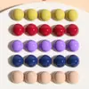 Dulces, Geniales, Lindos, Versátiles Redondos de Acrílico de 12 mm Pintados en Spray Semiredondos Accesorios Materiales para Aretes DIY