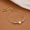 Pulsera de Perlas Estilo Coreano para Niñas Nicho Corea del Sur Ins Mariposa Ojo de Gato Pulsera Lujo Ligero Puesto Joyería de Gama Alta