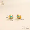 Bolsa com Fecho de Nuvem Auspiciosa Flor de Ameixa Dourado Vietnamita de Longa Duração Colar com Pingente do Deus da Riqueza Amarelo Joias Acessórios DIY Pulseira para Mulheres