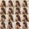 Pinza de Pelo de Lana con Flor Estilo Coreano para Mujer Pinza Lateral para Flequillo Adorno para el Cabello Otoño/Invierno Pinza de Alta Gama Pinza BB para Pelos Sueltos