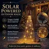 Luz Solar para Jardín en Cascada de Campanas Navideñas de Nuevo Producto Transfronterizo Luz de Cascada de Campanas Hierro