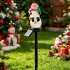 Luzes de chão de Natal transfronteiriças, luzes solares de paisagem para exterior, luzes decorativas de ambiente para pátio de villa, luzes de corda LED para gramado
