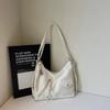 Bolsa de Grande Capacidade Popular Feminina Bolsa de Ombro Verão 2025 Nova Bolsa Transversal Simples Tendência da Moda Bolsa Mochila