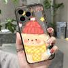 Lindo Cachorro Doodle Adecuado para Funda de Teléfono Apple 18 Pro Max iPhone 16 14/13 Niche 15 Agujero Fino X