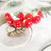 Planta de simulación mini espuma pequeño hongo diy micro paisaje suculenta bonsái bosque hongo decoración