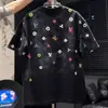 Camiseta de Manga Corta Holgada de Marca de Lujo Ligero de Moda Tie-Dye de Cuello Redondo para Hombre, Nueva de Verano 2026