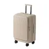 Maleta de Viaje Grande de 28 pulgadas, Capacidad Ampliable, Candado de Combinación, Carro Resistente y Robusto, Personalizable con Patrón de Logo al por Mayor