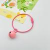 Llavero con forma de campana de 14 mm, con diseño de pintura de color, ideal como regalo creativo, con código de escaneo.