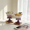 Taça de Vinho Roxa de Alta Qualidade com Laço, Taça de Champanhe, Taça de Licor, Taça de Vinho de Frutas