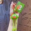 Llavero con colgante de muñeca elástica Jun de fruta fea de dibujos animados, colgante creativo para bolso de coche de pareja de muñecas