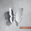 Gancho de Latón Sólido Luz de Lujo Dormitorio Entrada Colgador de Ropa Gancho Individual Trasero de Puerta Colgante de Pared Decoración de Pared Gancho de Mariposa Distintivo Pared