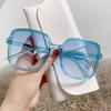Gafas de sol cuadradas de cara grande y delgadas para mujer, antiultravioleta, nuevas gafas de estilo coreano para hombre, gafas de sol con protección solar para fotografía callejera.