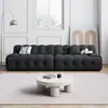 Novo Sofá de Casa Mais Vendido, Simples e Moderno, Sofá Prático para Apartamentos Pequenos, Sofá Preto de Três Lugares Estilo Francês