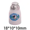 Botella de leche de simulación 3D estéreo accesorios para joyería de resina DIY llavero de pegamento de crema material para casa de muñecas