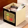 Caja de almacenamiento para ropa de temporada, organizador de armario de gran capacidad para uso doméstico, caja de almacenamiento para sala de estar, tela Oxford engrosada, cesta de almacenamiento plegable