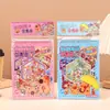 Pegatinas de Paisajes de Dibujos Animados Escenas Miniatura 3D Set de Colección Miniatura Grande Pegatinas Transparentes de Capas Tridimensionales DIY