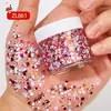 Maquillaje Festivo Transfronterizo Nuevo Carnaval Navidad Gel con Purpurina Corporal Facial Brillo Duradero Gel con Brillo