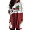 Comercio Exterior Transfronterizo 2022 Europeo y Americano Nuevo Sudadera Estampada Camiseta de Manga Larga Bolsillo Holgado Casual Vestido de Halloween