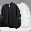 Moletom masculino 2025 outono estilo americano solto manga longa gola redonda esportivo espesso pullover jaqueta moderna peso pesado