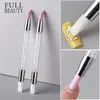 Ferramentas de Manicure Novas Transfronteiriças Ponta Inclinada Silicone Quartzo Polimento Limpeza Caneta de Pressão Ferramentas para Unhas Atacado