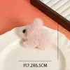 Colgante de Peluche de Conejo de Dibujos Animados, Accesorios Rellenos, Broche Lindo de Peluche, Colgante para Bolso, Colgante Pequeño, Decoración para Zapatos y Ropa