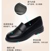 Sapatos de Salto Grosso de Camada Única Sapatos Mocassins de Salto Médio para Mulheres Sapatos de Sola Macia para Mães Sapatos de Couro de Idade Média para Trabalho e Trabalho Profissional Tamanho Grande Sapatos de Camada Única