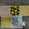Paño de Limpieza de Pulpa de Madera y Algodón Estampado Estilo Jiang Yan para Cocina, Paño de Limpieza Perezoso, Paño para Lavar Platos, Paño de Limpieza para el Hogar, Estropajo
