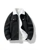 Streetwear Retro Workwear Chaqueta Holgada para Hombre Primavera Otoño Nueva Casual Versátil Moderna Elegante Top