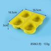 Molde de silicona para hornear pasteles de azúcar, redondo, ovalado, hexagonal, para aromaterapia, vela, jabón, molde de mano
