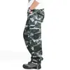 Calça Cargo Multibolsos Masculina de Algodão Respirável Casual para Uso Externo Resistente ao Desgaste Tática Tamanho Grande Calças de Comércio Exterior