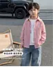 Camisa de cuadros para niño 2026 nueva primavera y otoño manga larga casual camisa chaqueta top de otoño ropa de otoño de moda para niños