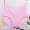 Calcinhas de renda macias de modal com cintura alta respiráveis para mulheres curvilíneas mm200 kg plus size plus size